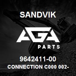 9642411-00 Sandvik CONNECTION C000 002-16 54 V. | AGA Parts