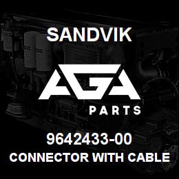 9642433-00 Sandvik CONNECTOR WITH CABLE 2X0,75 L7M | AGA Parts