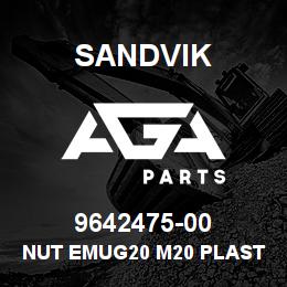 9642475-00 Sandvik NUT EMUG20 M20 PLASTIC | AGA Parts