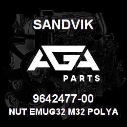 9642477-00 Sandvik NUT EMUG32 M32 POLYAMIDE | AGA Parts