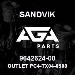 9642624-00 Sandvik OUTLET PC4-TX04-0500 | AGA Parts