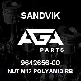 9642656-00 Sandvik NUT M12 POLYAMID RB | AGA Parts