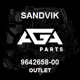 9642658-00 Sandvik OUTLET | AGA Parts