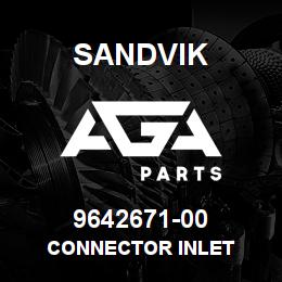 9642671-00 Sandvik CONNECTOR INLET | AGA Parts