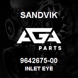 9642675-00 Sandvik INLET EYE | AGA Parts