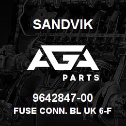 9642847-00 Sandvik FUSE CONN. BL UK 6-FSI/C-LED24 | AGA Parts
