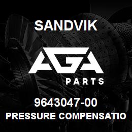 9643047-00 Sandvik PRESSURE COMPENSATION ELEMENT | AGA Parts