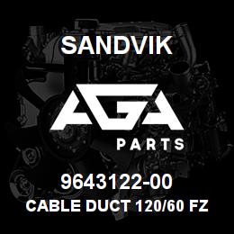9643122-00 Sandvik CABLE DUCT 120/60 FZV | AGA Parts