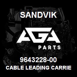 9643228-00 Sandvik CABLE LEADING CARRIER ROXTEC 4/4 | AGA Parts