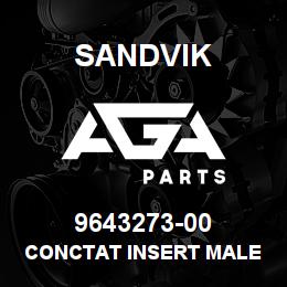 9643273-00 Sandvik CONCTAT INSERT MALE | AGA Parts