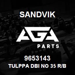 9653143 Sandvik TULPPA DBI NO 35 R/B 63401520 RB | AGA Parts