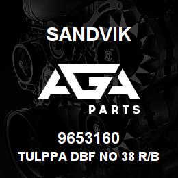 9653160 Sandvik TULPPA DBF NO 38 R/B 63401800 RB | AGA Parts