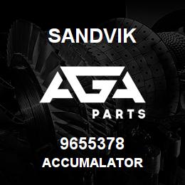 9655378 Sandvik ACCUMALATOR | AGA Parts