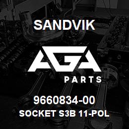 9660834-00 Sandvik SOCKET S3B 11-POL | AGA Parts