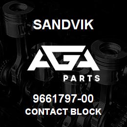 9661797-00 Sandvik CONTACT BLOCK | AGA Parts