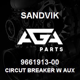 9661913-00 Sandvik CIRCUT BREAKER W AUX.CONT. LN63/M8RB | AGA Parts