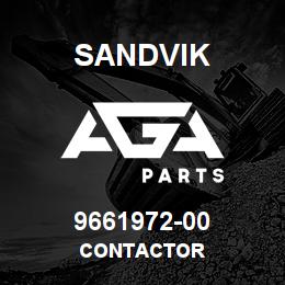 9661972-00 Sandvik CONTACTOR | AGA Parts