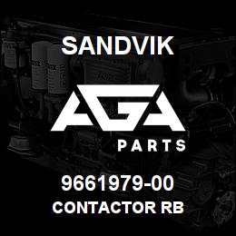 9661979-00 Sandvik CONTACTOR RB | AGA Parts