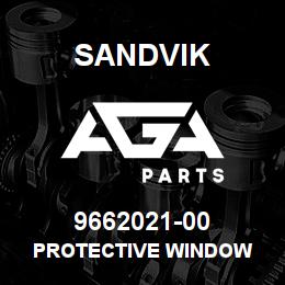 9662021-00 Sandvik PROTECTIVE WINDOW | AGA Parts