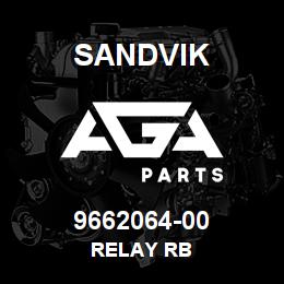 9662064-00 Sandvik RELAY RB | AGA Parts