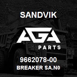 9662078-00 Sandvik BREAKER SA.N0 | AGA Parts