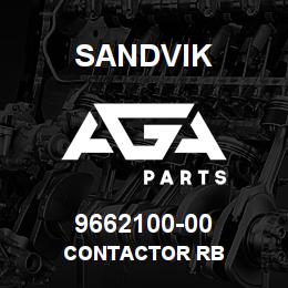 9662100-00 Sandvik CONTACTOR RB | AGA Parts