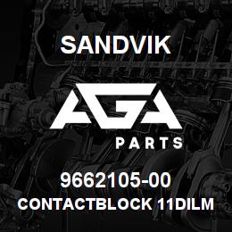 9662105-00 Sandvik CONTACTBLOCK 11DILM | AGA Parts