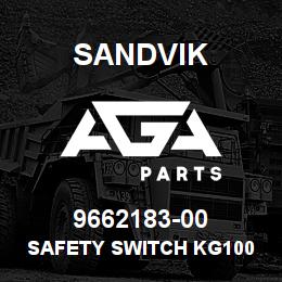 9662183-00 Sandvik SAFETY SWITCH KG100 C.53103 63A-3 | AGA Parts