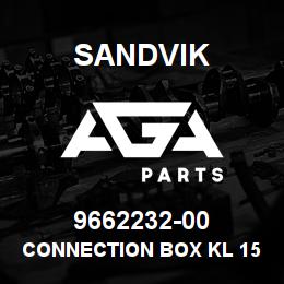 9662232-00 Sandvik CONNECTION BOX KL 1504 | AGA Parts