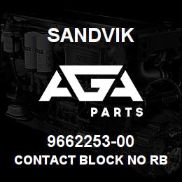 9662253-00 Sandvik CONTACT BLOCK NO RB | AGA Parts