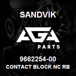 9662254-00 Sandvik CONTACT BLOCK NC RB | AGA Parts