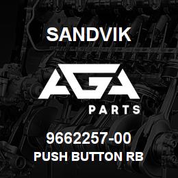 9662257-00 Sandvik PUSH BUTTON RB | AGA Parts
