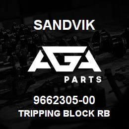 9662305-00 Sandvik TRIPPING BLOCK RB | AGA Parts