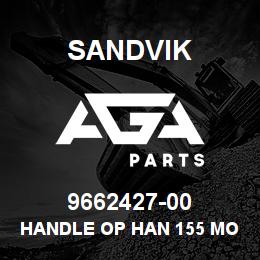 9662427-00 Sandvik HANDLE OP HAN 155 MO1 | AGA Parts