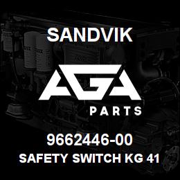 9662446-00 Sandvik SAFETY SWITCH KG 41 C.36103 16A-3 | AGA Parts