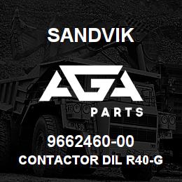 9662460-00 Sandvik CONTACTOR DIL R40-G 24 V.DC RB | AGA Parts