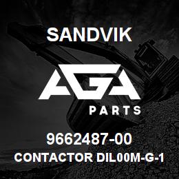 9662487-00 Sandvik CONTACTOR DIL00M-G-10 24 V.DC RB | AGA Parts