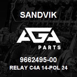 9662495-00 Sandvik RELAY C4A 14-POL 24 V.DC | AGA Parts