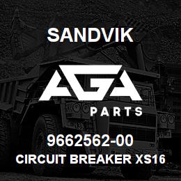 9662562-00 Sandvik CIRCUIT BREAKER XS1600 NE800-1600AS | AGA Parts