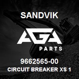 9662565-00 Sandvik CIRCUIT BREAKER XS 160 NJ 100-160A | AGA Parts