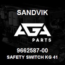 9662587-00 Sandvik SAFETY SWITCH KG 41 C.33103 16A-3 | AGA Parts