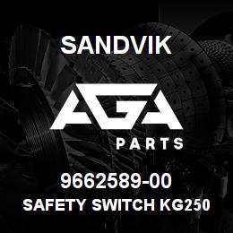 9662589-00 Sandvik SAFETY SWITCH KG250 C.56160PK | AGA Parts