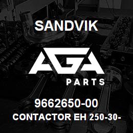 9662650-00 Sandvik CONTACTOR EH 250-30-11 | AGA Parts