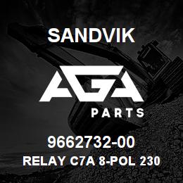 9662732-00 Sandvik RELAY C7A 8-POL 230 V. | AGA Parts