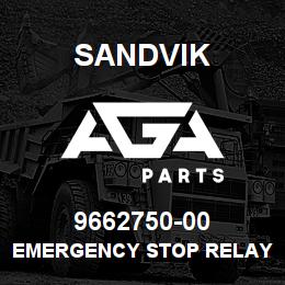 9662750-00 Sandvik EMERGENCY STOP RELAY | AGA Parts