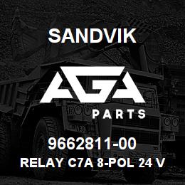 9662811-00 Sandvik RELAY C7A 8-POL 24 V.DC | AGA Parts