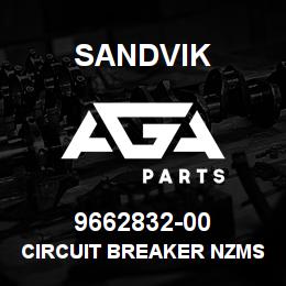 9662832-00 Sandvik CIRCUIT BREAKER NZMS4-80 654 875 | AGA Parts