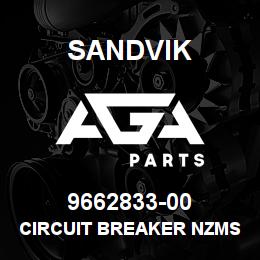 9662833-00 Sandvik CIRCUIT BREAKER NZMS4-100-1000 654 8 | AGA Parts