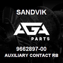 9662897-00 Sandvik AUXILIARY CONTACT RB | AGA Parts