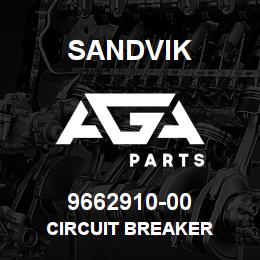 9662910-00 Sandvik CIRCUIT BREAKER | AGA Parts